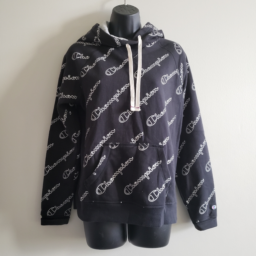 Champion Out Heritage Drawstring Hoodie Sweatshirt
